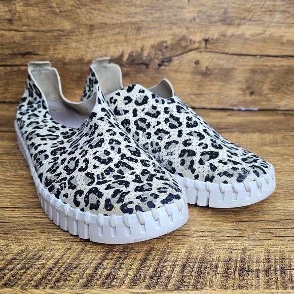 Ilse Jacobsen Tulip 139 Animal Print Slip on sneakers sz EU 37 - Picture 6 of 8